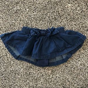 Denim Skirt with attached bloomers